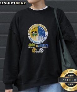 Top Notre Dame Fighting Irish sweatshirt for Saturdays and Indianapolis Colts Sundays, perfect for game day style.