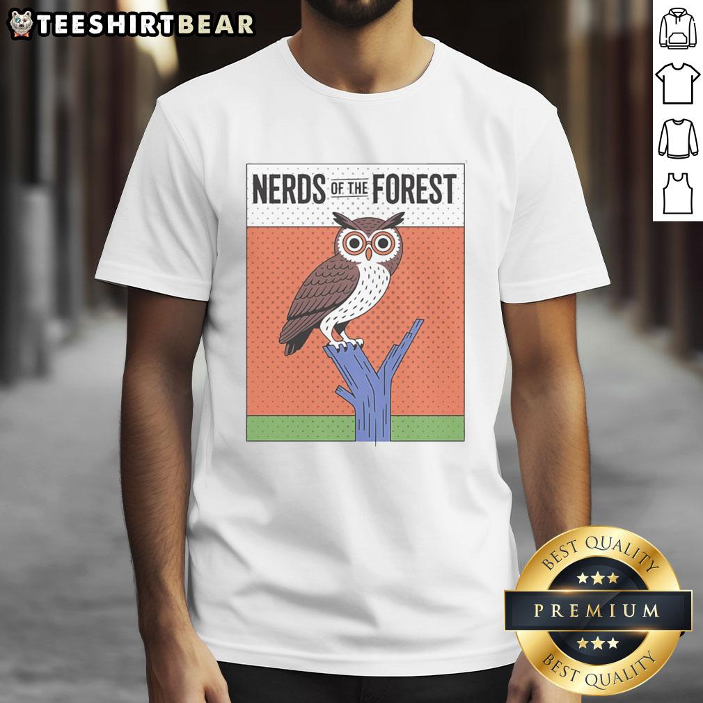Top Owl Nerds Of The Forest T Shirt Top Owl Nerds of the Forest T-Shirt featuring a quirky owl design and vibrant colors perfect for owl lovers.