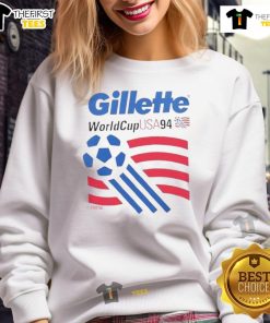 Top Patriots Gillette World Cup USA '94 sweatshirt featuring iconic design and vintage sportswear style.