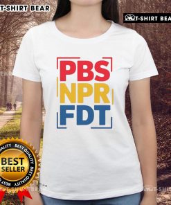 Top PBS NPR FDT Public Media Graphic Ladies Tee featuring vibrant design and comfortable fit for media enthusiasts.