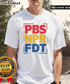 Top PBS NPR FDT Public Media Graphic T-Shirt featuring vibrant designs celebrating public broadcasting.