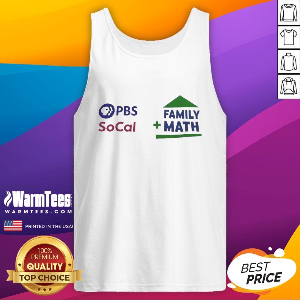 Top Pbs Socal Family Math Tank Top Top PBS SoCal Family Math tank top featuring vibrant colors and fun design for math-loving families.