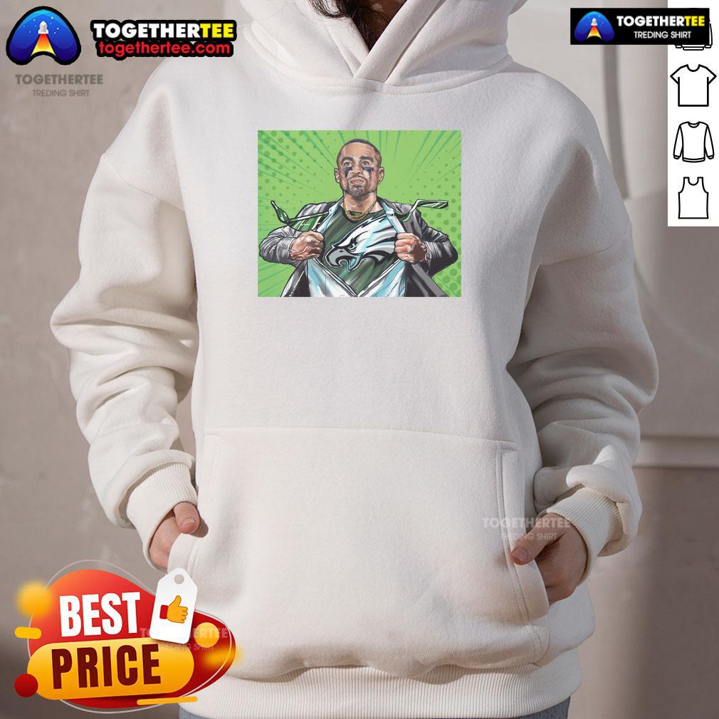 Top Philadelphia Eagles Football Jalen Hurts Is The Quiet Superman Comic Style Hoodie Top-Philadelphia-Eagles-Football-Jalen-Hurts-Is-The-Quiet-Superman-Comic-Style-Hoodie