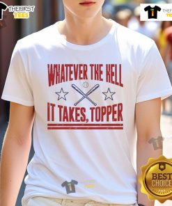 Top Philadelphia Phillies Baseball 'Whatever It Takes' Topper T-Shirt featuring bold graphics and a comfortable fit.