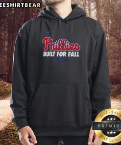 Top Philadelphia Phillies hoodie for Fall 2025 MLB postseason featuring Nike logo, perfect for fans and cooler weather.