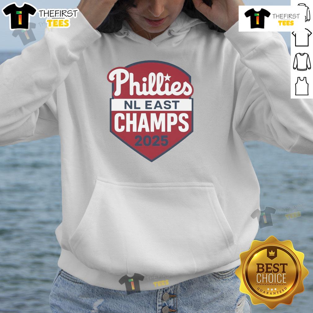 Top Philadelphia Phillies Nl East Champs 2025 Logo Hoodie Top Philadelphia Phillies NL East Champs 2025 logo hoodie showcasing team pride and style.