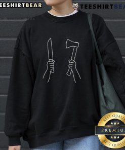 Top Pictish child defends herself from an African Roman soldier in a vibrant sweatshirt design.