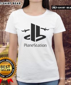 Top Plane Station September 11 Attacks Ladies Tee featuring a commemorative design honoring the tragic events.