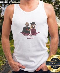 Top Playboi Carti x Asuka Langley Soryu Evangelion tank top featuring vibrant graphics and stylish design.