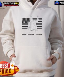 Top R.I.P. Charlie Kirk Freedom Is Not Free flag hoodie featuring bold graphics and a stylish design for patriotic wear.