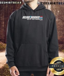 Top Read Books hoodie featuring 'Deploy Your Imagination' design, perfect for book lovers and creative minds.
