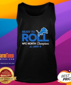 Stylish Detroit Lions NFC North Champions tank top, perfect for fans celebrating their team's victory in a casual look.
