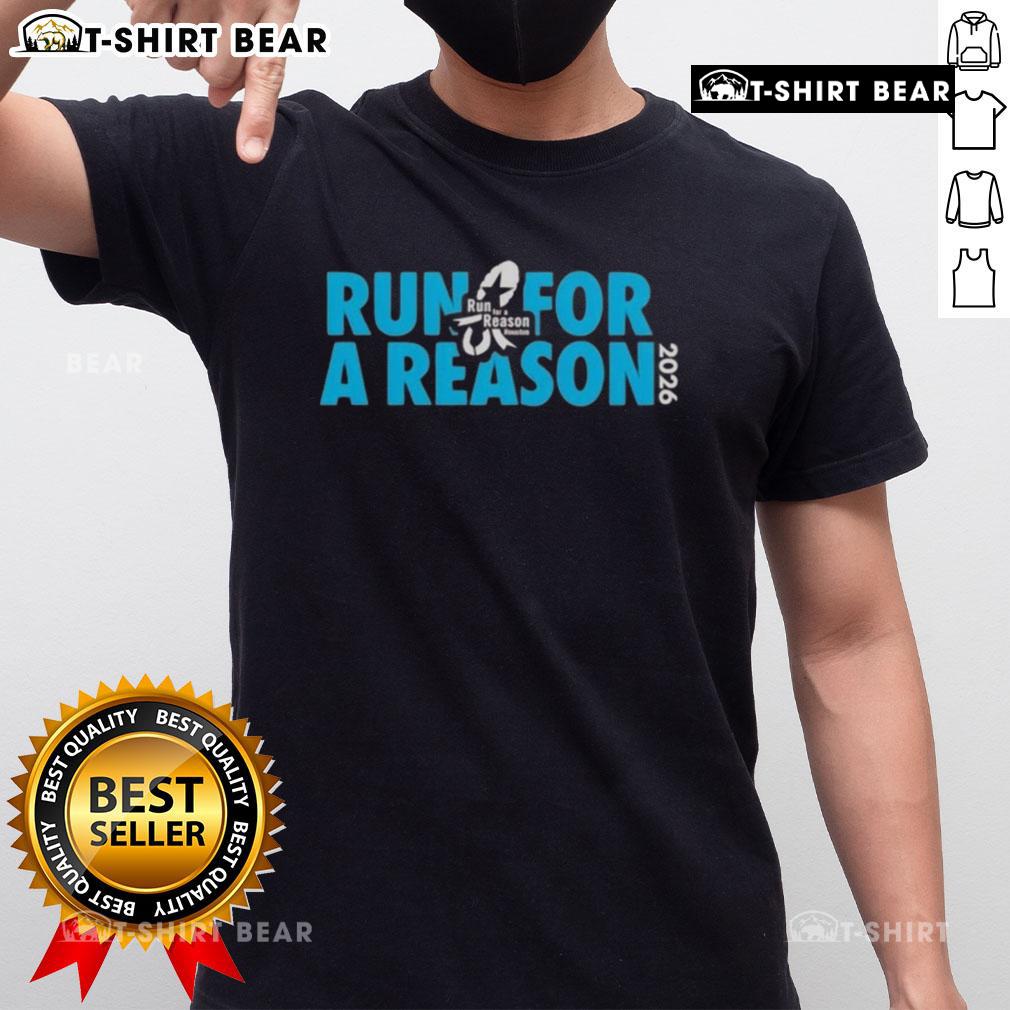 Top Run For A Reason Houston 2026 T Shirt Alt Text: Top Run For A Reason Houston 2026 T-Shirt featuring vibrant design and event logo for charity runners.