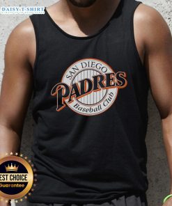 Top San Diego Padres Baseball Club logo tank top in vibrant colors, perfect for fans and summer sportswear.