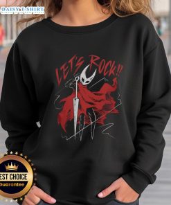 Alt Text: Cozy 'Top Silksong Lets Rock Time To Survive Sweatshirt' featuring bold graphics for fans of the game.