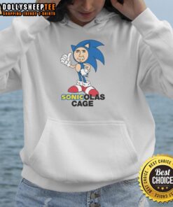 Alt Text: Stylish Top Sonicolas Cage Hoodie featuring unique design and vibrant colors, perfect for fans and casual wear.