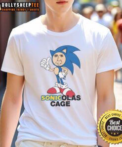 Top Nicolas Cage T-Shirt featuring a vibrant graphic design, perfect for fans of the iconic actor and his films.