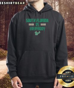 Top South Florida Bulls USF hoodie featuring 'South Florida vs. Everybody' design, perfect for Bulls fans.