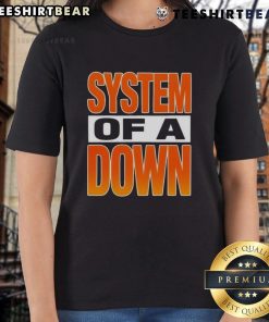 Top System of a Down Chicago IL ladies tee featuring iconic band logo and stylish design for fans.