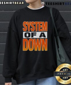 Top System of a Down Chicago IL sweatshirt featuring iconic band logo and vibrant colors, perfect for fans and collectors.