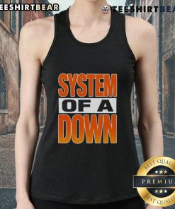Top-System-Of-A-Down-Chicago-IL-Tank-Top featuring iconic band logo, perfect for fans and casual wear in Chicago.