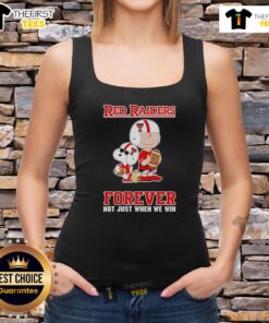 Top Texas Tech Red Raiders Charlie Brown cartoon tank top featuring fun graphics and team colors for fans.