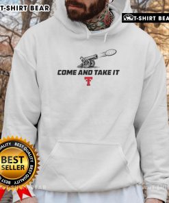 Alt Text: Top Texas Tech Red Raiders Football 'Come and Take It' Tortilla Hoodie showcasing team spirit and style.