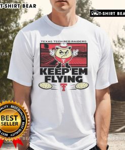 Top Texas Tech Red Raiders Football El Tortillo Keep'Em Flying T-Shirt featuring team colors and logo for fans.