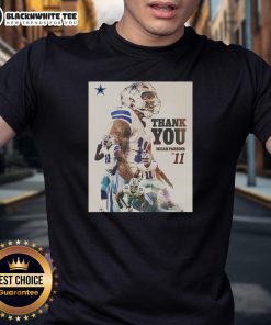 Top Thank You Dallas Cowboys Micah Parsons T-Shirt featuring bold team colors and graphic design, perfect for fans.