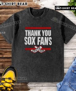 Top Thank You Sox Fans South Side washed t-shirt featuring a vintage design for Chicago White Sox supporters.