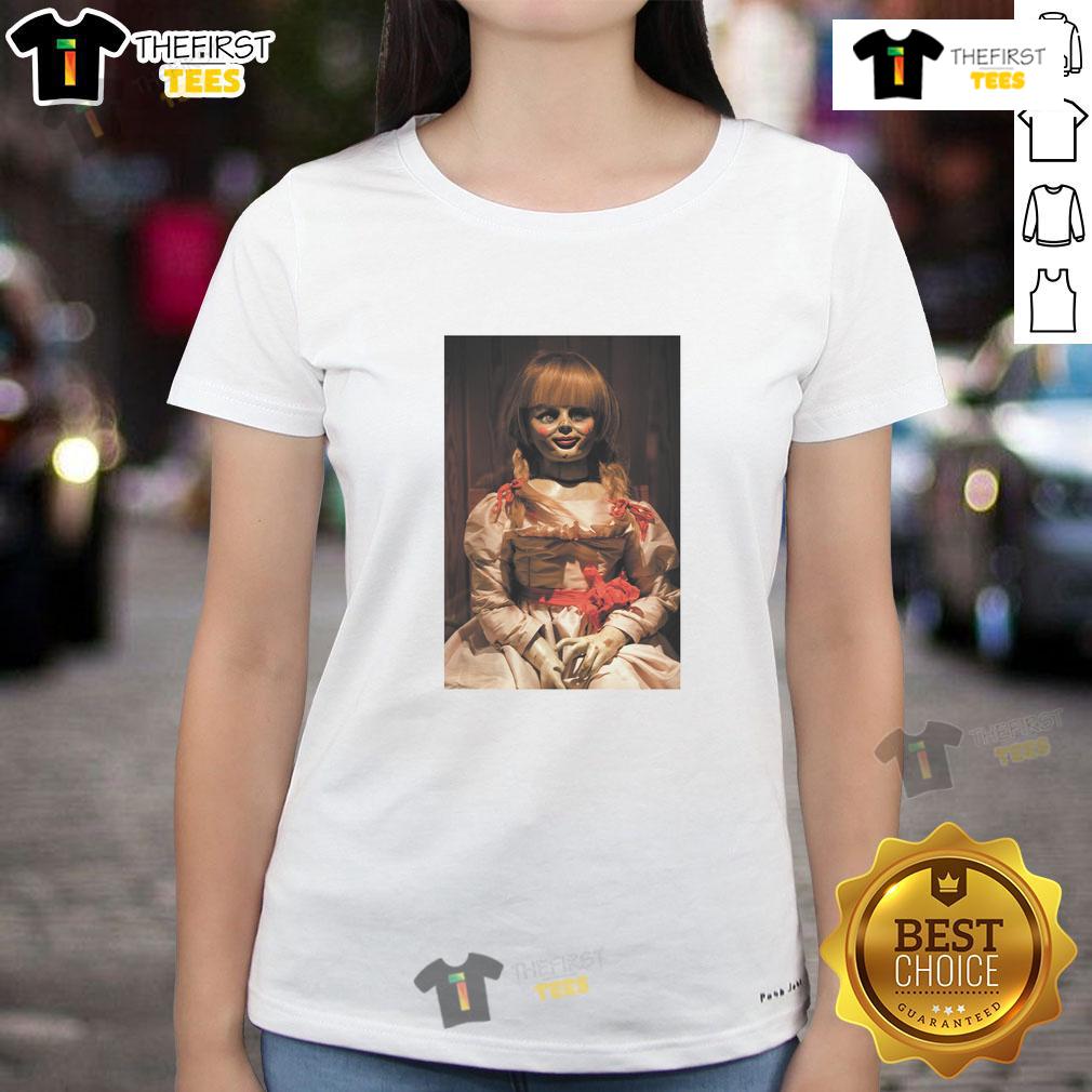 Top The Conjuring Last Rites Annabelle Ladies Tee Top-The-Conjuring-Last-Rites-Annabelle-Ladies-Tee featuring a stylish design inspired by The Conjuring series.