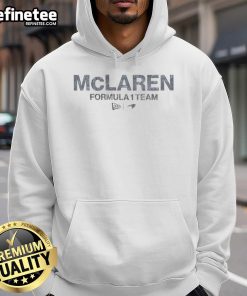 Top the McLaren Formula 1 Team hoodie featuring the iconic logo and sleek design, perfect for racing fans.