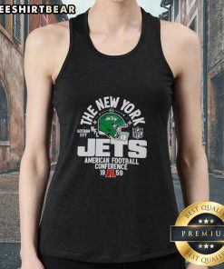 Stylish New York Jets Gotham City 1959 American Football Conference helmet tank top for sports fans.