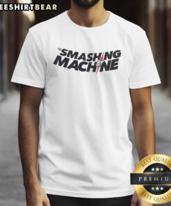 Top The Smashing Machine T-Shirt featuring a bold graphic design and vibrant colors, perfect for fans of unique apparel.