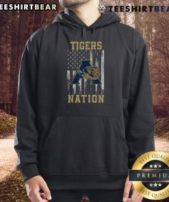 Top Tigers Nation hoodie featuring American flag design, perfect for showing school spirit and pride in sports.
