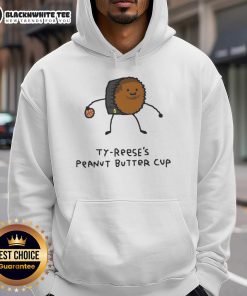 Top Ty Reese's Peanut Butter Cup Pacers Player Pun Hoodie featuring a fun design for basketball fans.