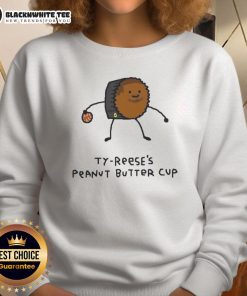 Top Ty Reese's Peanut Butter Cup Pacers Player Pun Sweatshirt featuring a fun graphic and vibrant colors for fans.