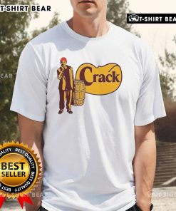 Alt Text: Top Tyrone Biggums Crack Barrel Cracker Logo T-Shirt featuring iconic design and vibrant colors for fans.