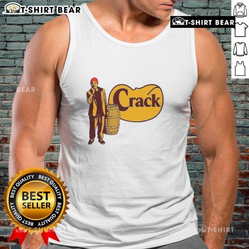 Top Tyrone Biggums Crack Barrel Cracker logo tank top featuring a vibrant design, perfect for fans of Dave Chappelle.