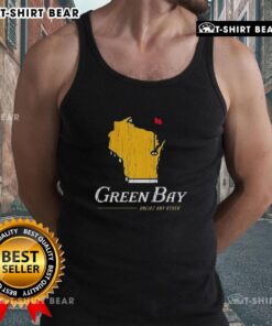 Stylish Green Bay Packers tank top featuring unique design, perfect for fans looking for trendy game day apparel.
