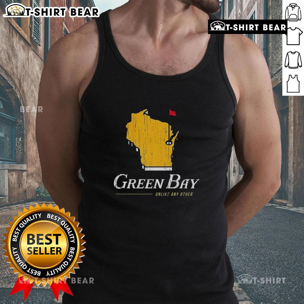 Top Unlike Any Other Green Bay Packers Tank Top Stylish Green Bay Packers tank top featuring unique design, perfect for fans looking for trendy game day apparel.