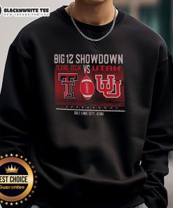 Utah Utes vs Texas Tech Red Raiders Big 12 showdown sweatshirt in Salt Lake City, Utah - perfect for game day.