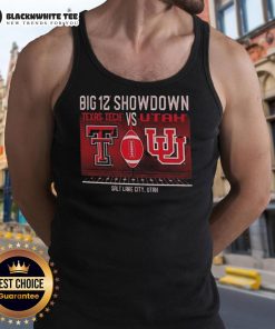 Utah Utes vs Texas Tech Red Raiders Big 12 showdown tank top in Salt Lake City, Utah, showcasing team pride and style.