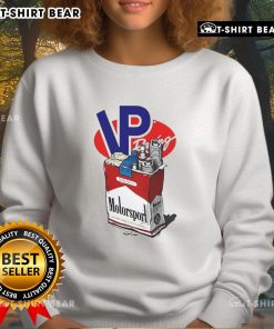 Alt Text: Top VP Racing Motorsport Sweatshirt featuring bold logo and comfortable design for motorsport enthusiasts.