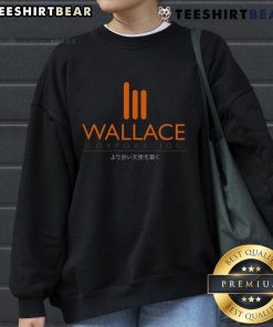 Cozy Top Wallace Corporation sweatshirt featuring a stylish logo, perfect for casual wear and brand enthusiasts.