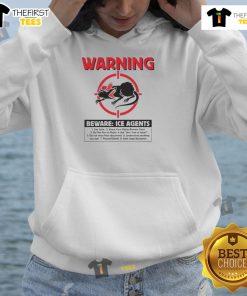 Top Warning Beware ICE Rats Hoodie featuring bold graphics and a stylish design for streetwear enthusiasts.