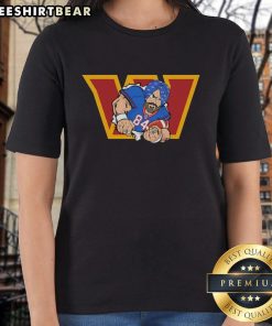 Top Washington Giants NFL football player wearing a turban, showcasing a stylish ladies' tee with team logo.