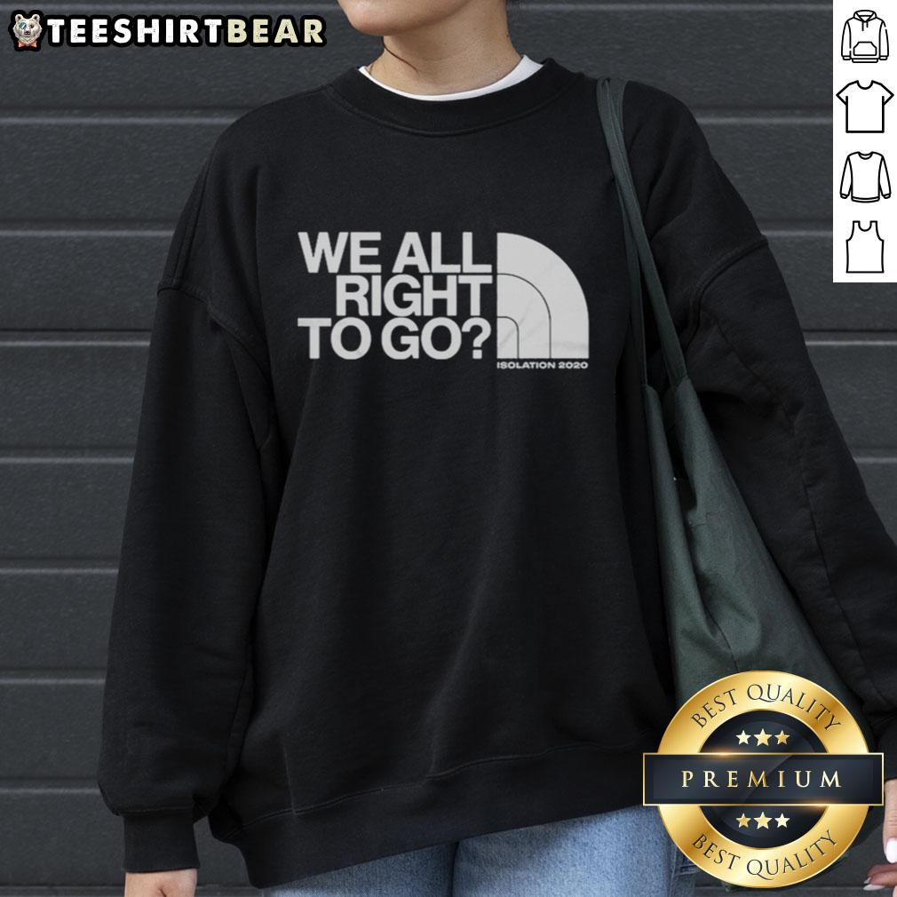 Top We Are Right To Go Isolation North The Face Sweatshirt Top We Are Right To Go Isolation North Face Sweatshirt in stylish design, perfect for outdoor adventures and casual wear.