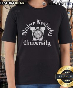 Alt Text: Top Western Kentucky Seal Ladies Tee featuring a stylish design for women, perfect for fans of Western Kentucky University.