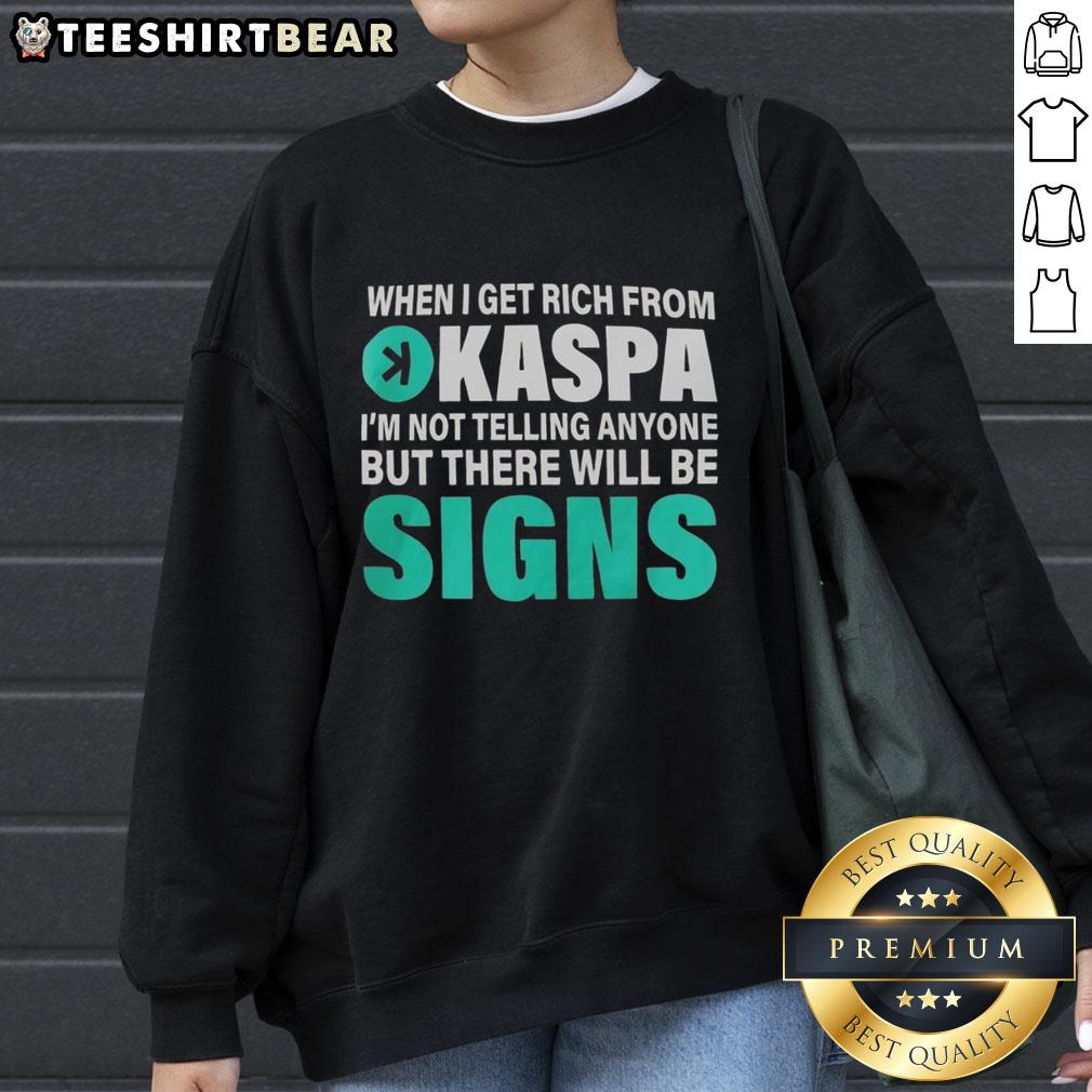Top When I Get Rich From Kaspa Sweatshirt Stylish 'Top-When-I-Get-Rich-From-Kaspa' sweatshirt featuring vibrant design, perfect for casual wear and fans.